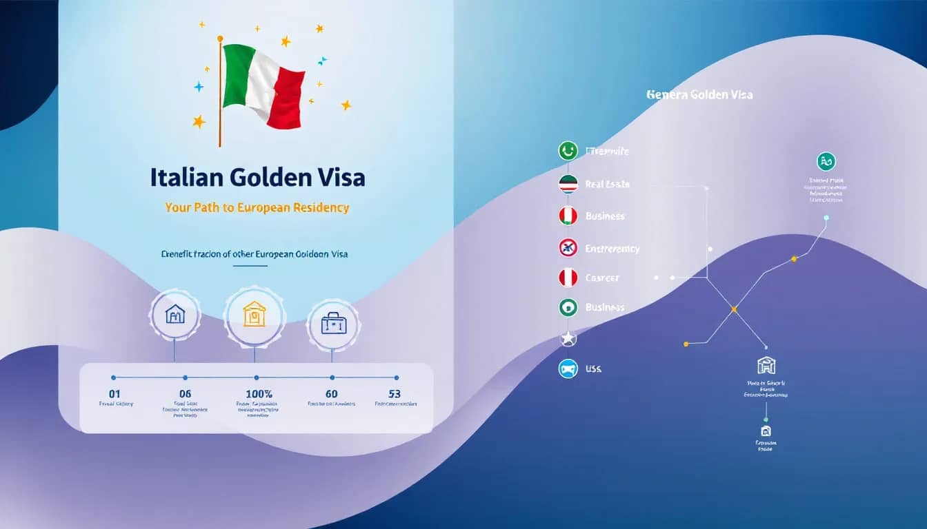 Comparison of the Italian Golden Visa with other European programs.